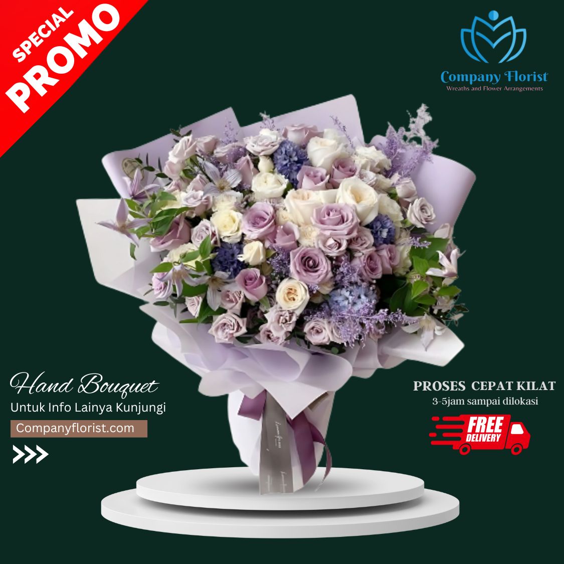 Buket Bunga Luxury StyleBuket Bunga Luxury Style – Company Florist